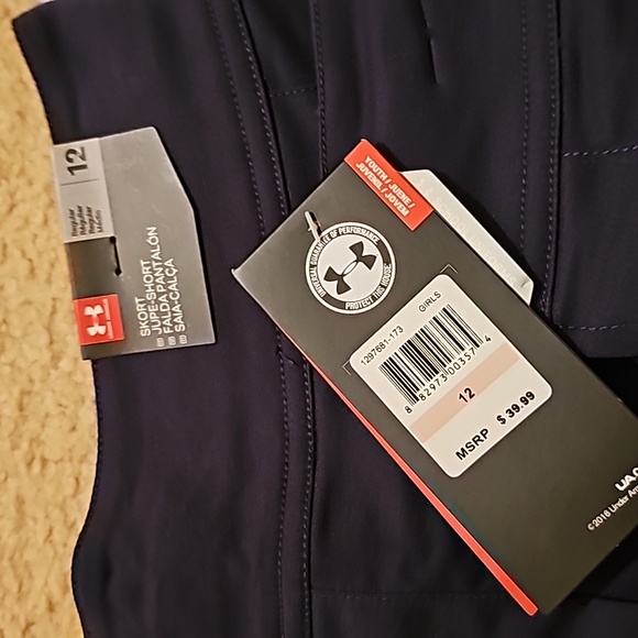 NWT set of 2 Navy Girls Tennis/Uniform Skorts - Picture 2 of 3